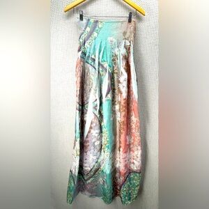 Lapis Anthropologie Womens One Size Multicolor Tube Top Dress Boho Fairy Skirt